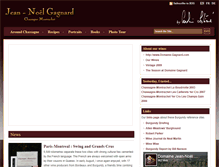 Tablet Screenshot of blogen.domaine-gagnard.com